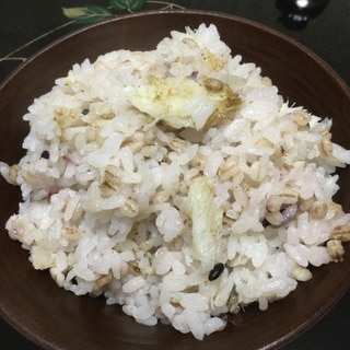 連子鯛の干物の炊き込みご飯
